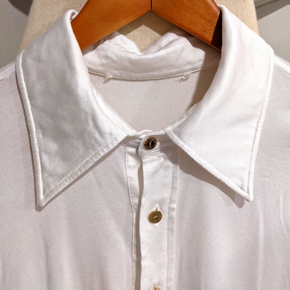 Yves Saint Laurent vintage henley shirt size XL - Picture 4 of 14